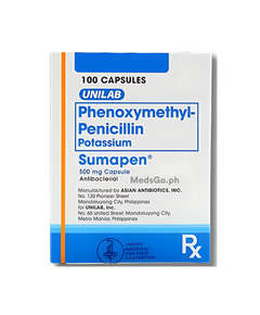 SUMAPEN Phenoxymethylpenicillin Potassium 500mg Capsule 1's