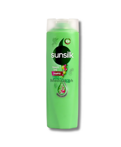 Image of SUNSILK STRONG & LONG ALOE VERA & CASTOR OIL SHAMPOO 180ML