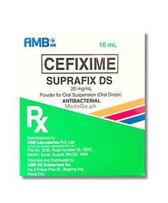 SUPRAFIX DS Cefixime 20mg / ml Powder for Oral Suspension 10ml