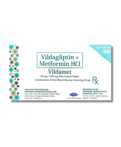 Image of VILDAMET VILDAGLIPTIN / METFORMIN 50MG / 500MG - 1 TABLET