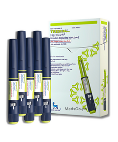 TRESIBA FLEXTOUCH Insulin Degludec 100U/mL 3ml - 1 Box x 5 Pieces