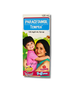 Image of TEMPRA PARACETAMOL 120MG / 5ML SYRUP 120ML STRAWBERRY