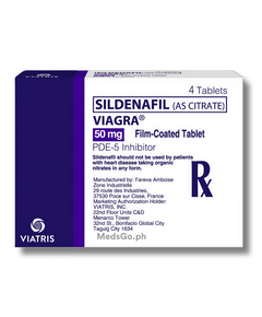 VIAGRA Sildenafil 50mg - 1 Tablet, Dosage Strength: 50 mg, Drug Packaging: Film-Coated Tablet 1's