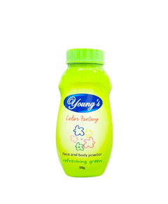 Image of YOUNG'S  FACE POWDER REFRESHING GREEN 50G
