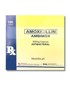 AMBIMOX Amoxicillin 500mg - 1 Capsule, Dosage Strength: 500 mg, Drug Packaging: Capsule 1's