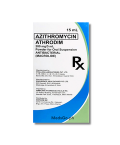 ATHRODIM Azithromycin 200mg / 5ml Powder For Oral Suspension 15ml