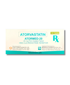 ATORMED-20 Atorvastatin 20mg Film-Coated Tablet 1's