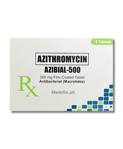 Image of AZIBIAL-500 AZITHROMYCIN 500MG - 1 BOX X 3 TABS