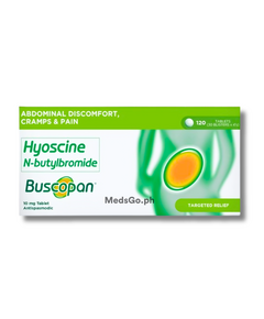 Image of BUSCOPAN 1 TABLET - HYOSCINE N-BUTYLBROMIDE 10MG
