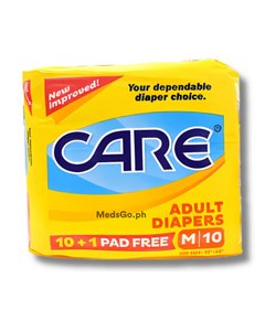 Image of CARE ADULT DIAPERS M - 1 PACK X 10+1'S