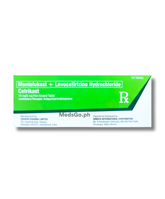 Image of CETRIKAST MONTELUKAST / LEVOCETIRIZINE 10MG / 5MG - 1 TABLET