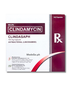 CLINDASAPH Clindamycin 150mg Capsule 1's