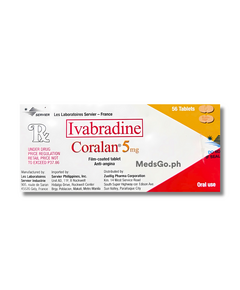 CORALAN Ivabradine 5mg Film-Coated Tablet 1's, Dosage Strength: 5mg, Drug Packaging: Film-Coated Tablet 1's