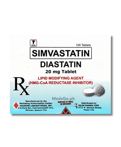 DIASTATIN Simvastatin 20mg Tablet 1's