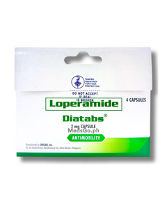 DIATABS Loperamide 2mg - 1 Pack x 4 Caps