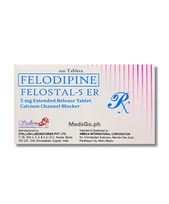 FELOSTAL-5 ER Felodipine 5mg Extended-Release Tablet 1's, Dosage Strength: 5 mg, Drug Packaging: Extended-Release Tablet 1's