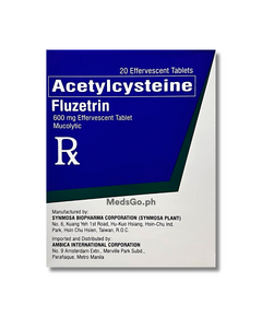 FLUZETRIN Acetylcysteine 600mg Effervescent Tablet 1's