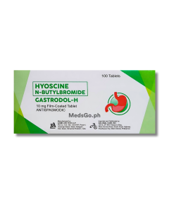 GASTRODOL-H Hyoscine N-Butylbromide 10mg - 10 Tabs, Dosage Strength: 10mg, Drug Packaging: Film-Coated Tablet 10's