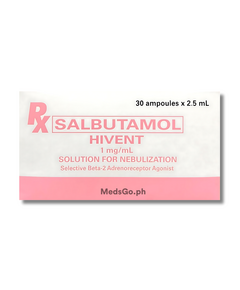 Image of HIVENT SALBUTAMOL 1MG / ML - 1 NEBULE 2.5ML