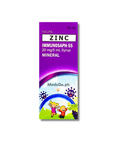 IMMUNOSAPH-55 Zinc 20mg / 5mL Syrup 60mL Grapes