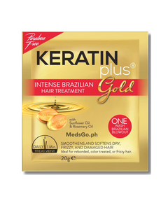 Image of KERATIN PLUS GOLD INTENSE BRAZILIAN HAIR TREATMENT 20G 1'S