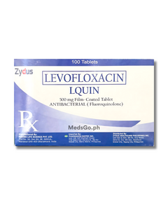 LQUIN Levofloxacin 500mg Film-Coated Tablet 1's