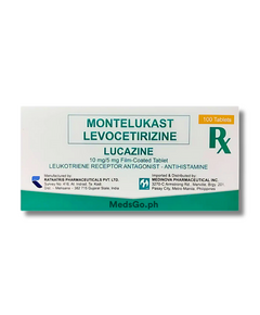 Image of LUCAZINE MONTELUKAST / LEVOCETIRIZINE 10MG / 5MG - 1 TABLET