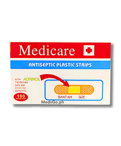 Image of MEDICARE ANTISEPTIC PLASTIC STRIPS 1'S