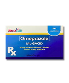 ML-GACID Omeprazole 20mg - 1 Capsule, Dosage Strength: 20mg, Drug Packaging: Delayed-Release Capsule 1's