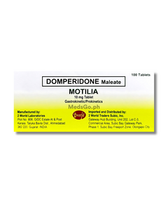 MOTILIA Domperidone Maleate 10mg Tablet 1's