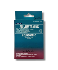 Neurogen-E - 1 Pack x 8 Tabs, Dosage Strength: 300 mg / 100 mg / 1 mg / 100 IU, Drug Packaging: Tablet 8's