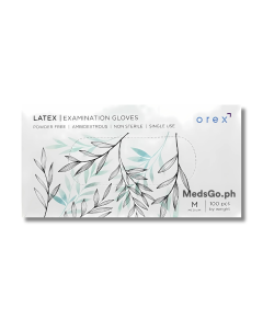 Image of OREX LATEX EXAMINATION GLOVES M 1 PAIR