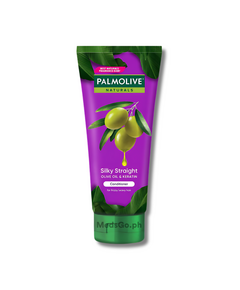 Image of PALMOLIVE NATURALS SILKY STRAIGHT WITH OLIVE OIL & KERATIN CONDITIONER 180ML