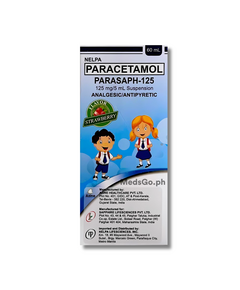 Image of PARASAPH-125 PARACETAMOL 125MG / 5ML SUSPENSION 60ML