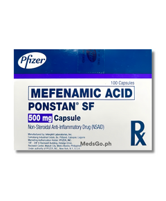 PONSTAN SF Mefenamic Acid 500mg Capsule 1's, Dosage Strength: 500 mg, Drug Packaging: Capsule 1's