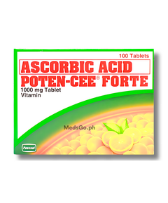 POTEN-CEE FORTE Ascorbic Acid 1g Tablet 1's, Dosage Strength: 1 g, Drug Packaging: Tablet 1's