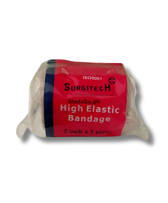 Image of SURGITECH ELASTIC BANDAGE 2" X 5 YARD 1'S