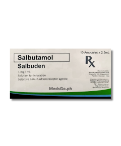 SALBUDEN Salbutamol 1mg/mL Solution for Inhalation 2.5mL 1's