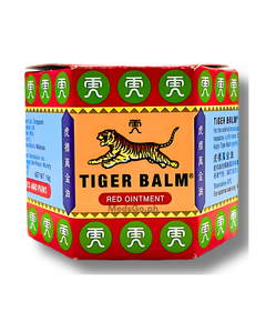 TIGER BALM RED Demetholized Mint Oil / Cajuput Oil / Camphor / Menthol / Clove Oil 160mg / 130mg / 110mg / 80mg / 15mg per g Topical Balm 19g