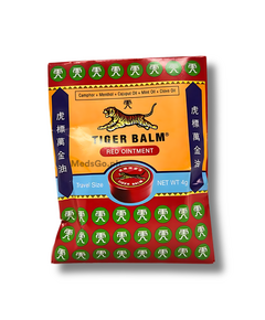 TIGER BALM RED Camphor / Menthol / Cajuput Oil / Mint Oil / Clove Oil 440mg / 400mg / 280mg / 240mg / 200mg per 4g Ointment 4g