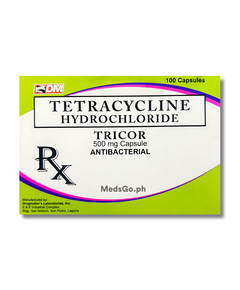 TRICOR Tetracycline Hydrochloride 500mg Capsule 1's