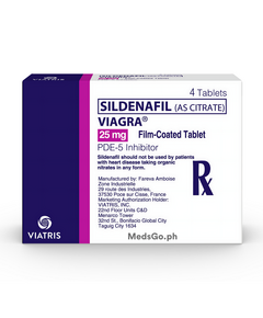 VIAGRA Sildenafil Citrate 25mg Film-Coated Tablet 1's, Dosage Strength: 25 mg, Drug Packaging: Film-Coated Tablet 1's