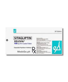 XELEVIA Sitagliptin Phosphate 100mg Film-Coated Tablet 1's, Dosage Strength: 100mg, Drug Packaging: Film-Coated Tablet 1's