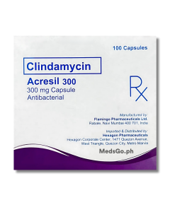 ACRESIL-300 Clindamycin 300mg Capsule 1's, Dosage Strength: 300 mg, Drug Packaging: Capsule 1's