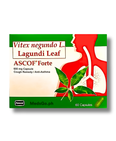 Image of ASCOF FORTE 1 CAPSULE - LAGUNDI 600MG