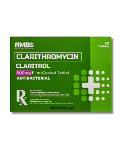 CLARITROL Clarithromycin 500mg Tablet 1's