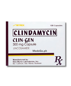 CLIN-GEN Clindamycin 300mg Capsule 1's, Dosage Strength: 300 mg, Drug Packaging: Capsule 1's