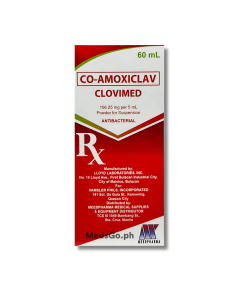 Image of CLOVIMED CO-AMOXICLAV 156.25MG / 5ML POWDER FOR SUSPENSION 60ML
