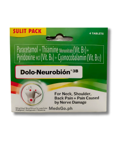 DOLO-NEUROBION 3B Paracetamol / Vitamin B Complex Tablet - 1 Pack x 4 Tabs