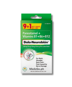 DOLO-NEUROBION Paracetamol / Vitamin B Complex Tablet - 9 + 1 Tab Promo Pack